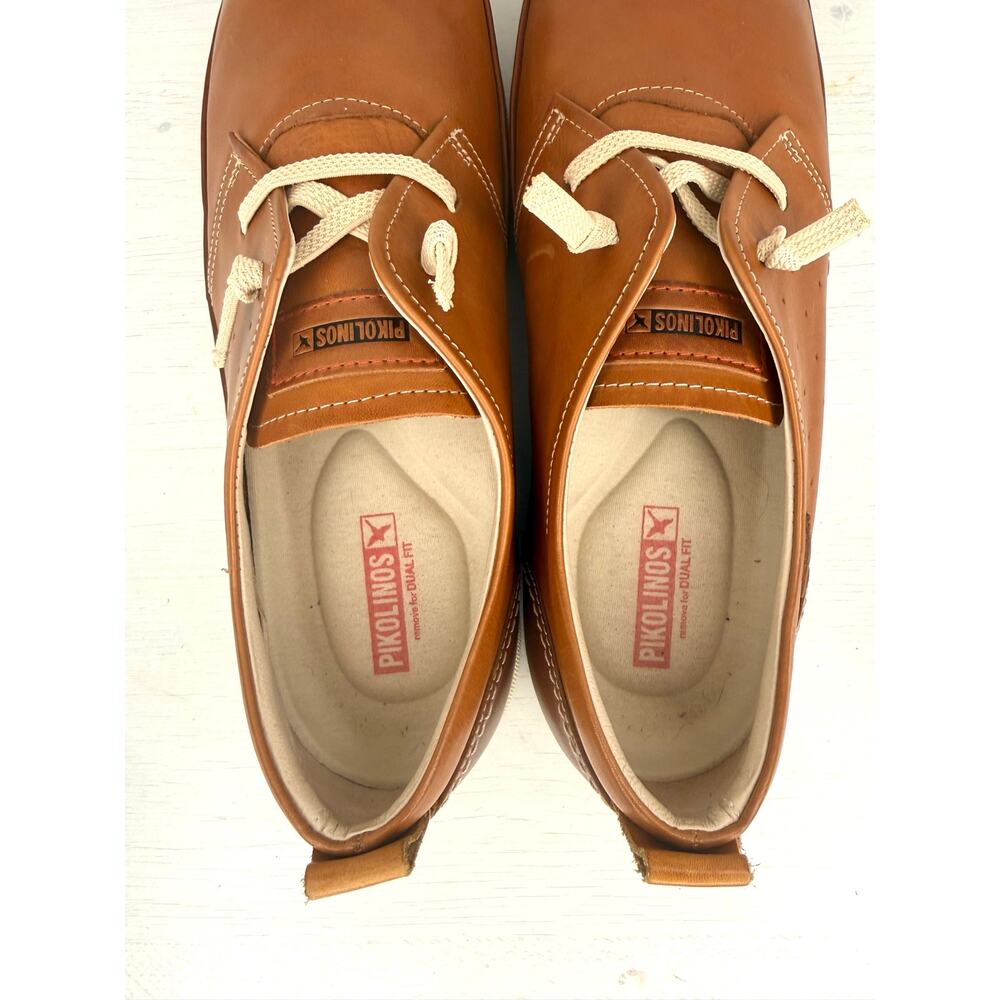 Pikolinos San Juan Men’s US 12 EU 46 Brown Leather Casual Shoes Cognac - Picture 5 of 7